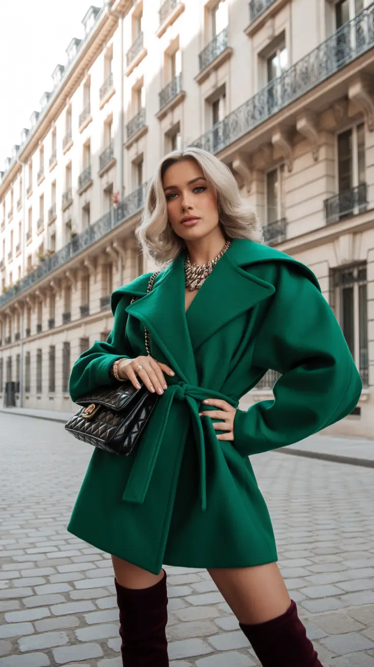 Best Christmas Outfit 2025 Emerald Holiday Power