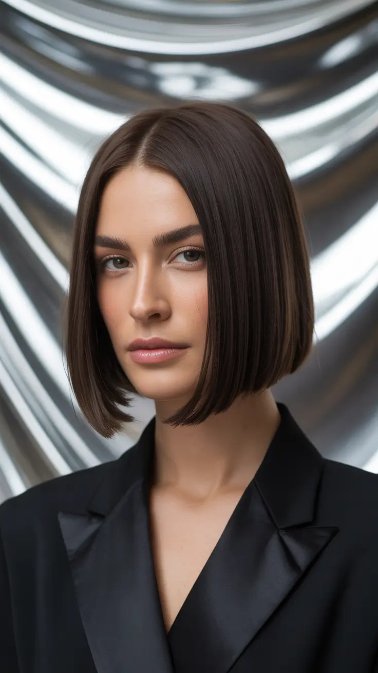 Bob Haircuts Ideas Winter 2025-2026 Precision Sleek Bob
