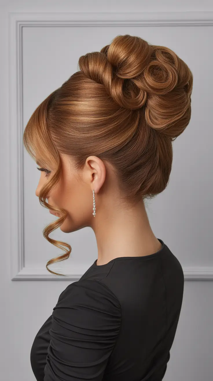 Christmas Hairstyles 2025 Vintage Christmas Updo