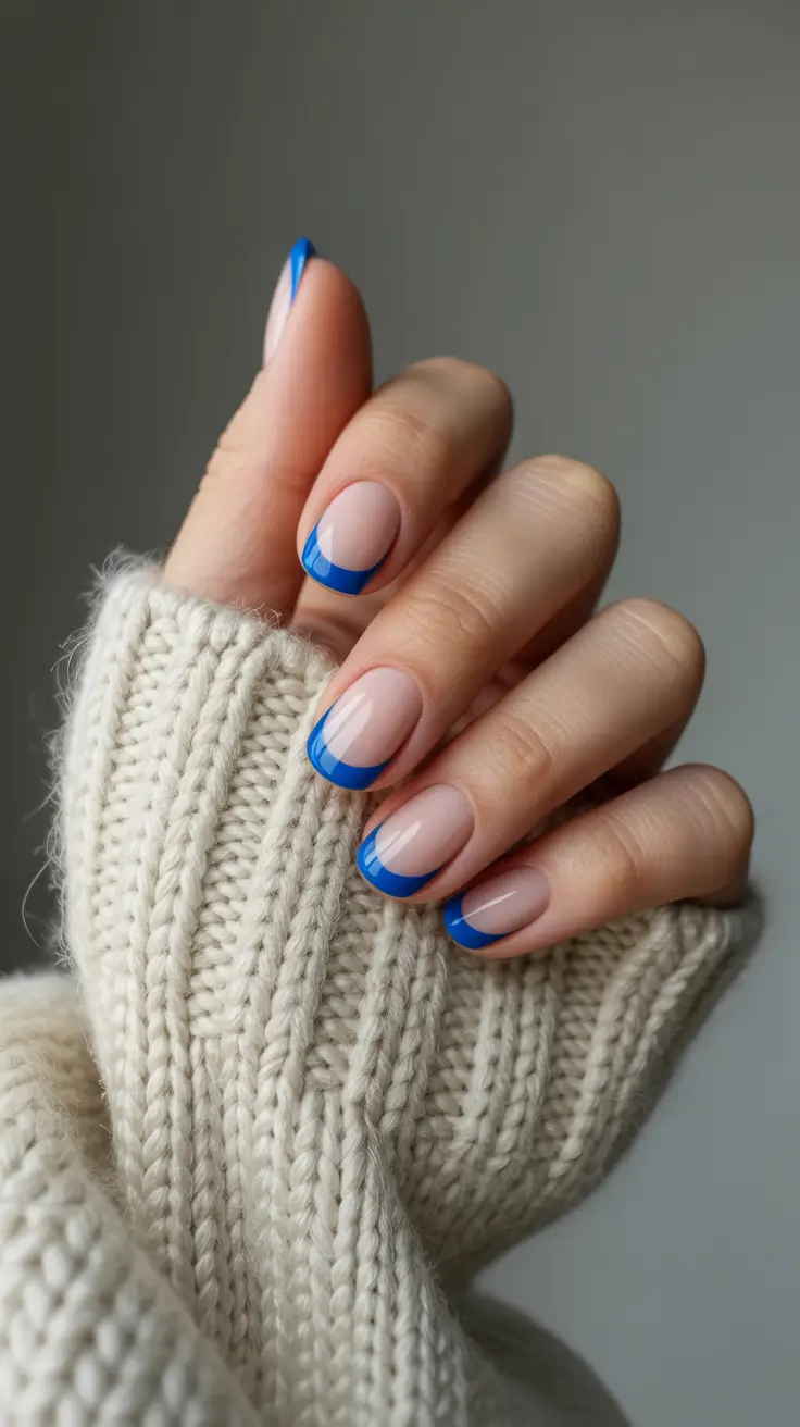 christmas nail design ideas 2025 frost line french