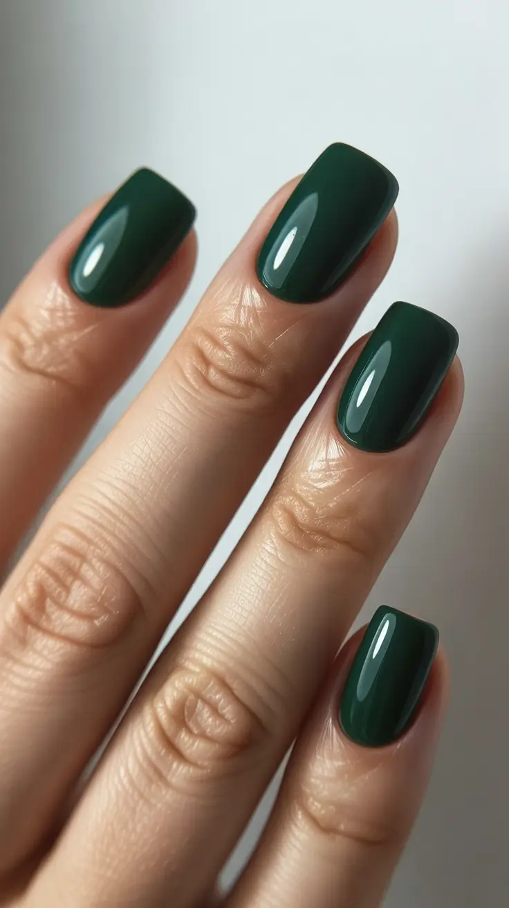 christmas nail design ideas 2025 evergreen velvet
