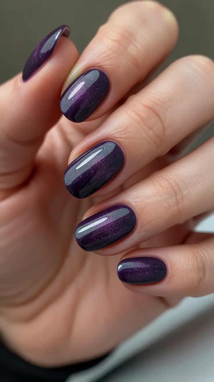 christmas nail design ideas 2025 plum twilight