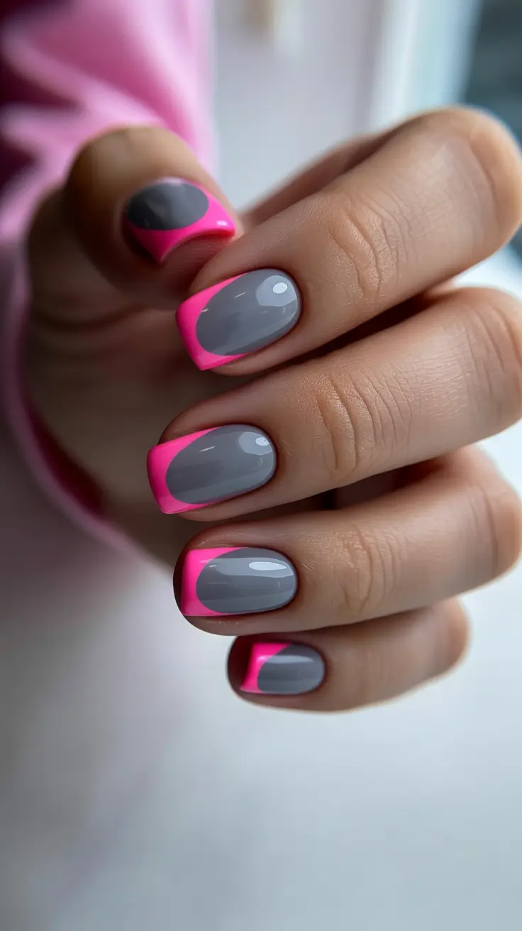 classy winter nails ideas 2025 - 2026 Neon Frost Pop