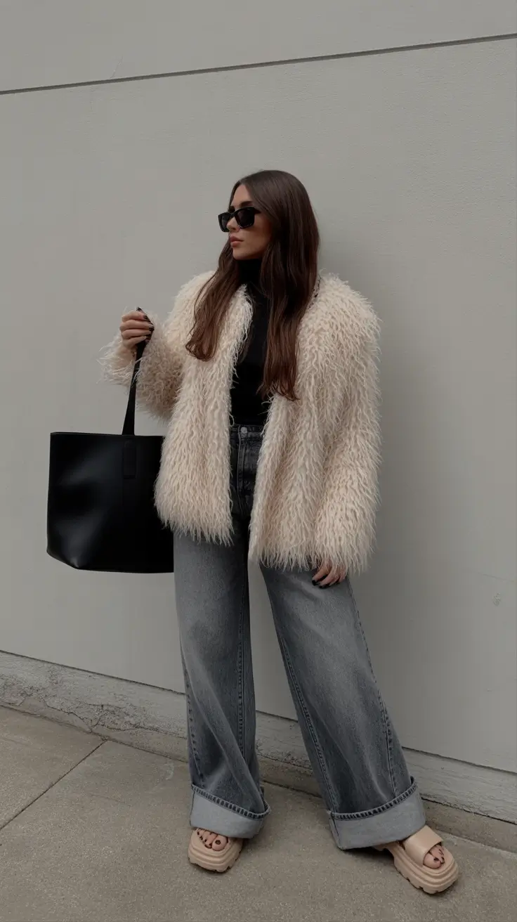 Cozy outfits to Wear in December 2025 Soft Neutrals with a Touch of Edge