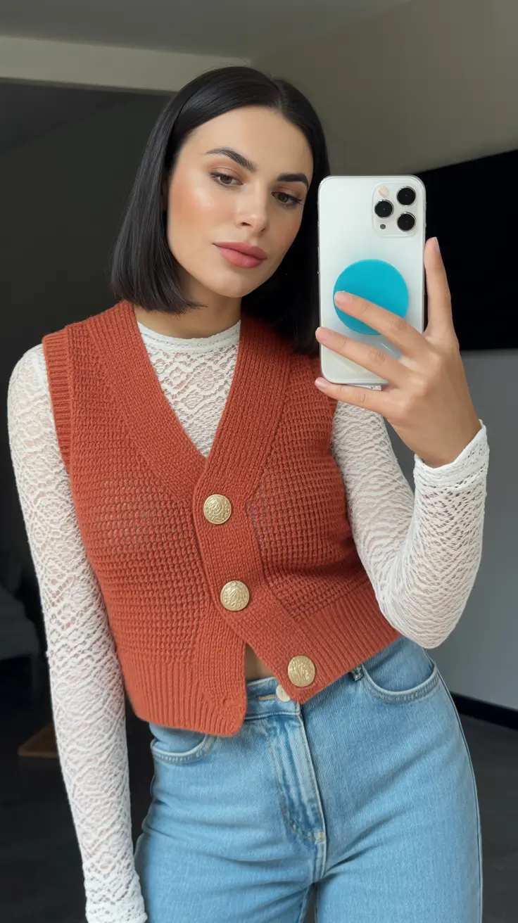 Cozy outfits to Wear in December 2025 Warm Tones and Textured Layers