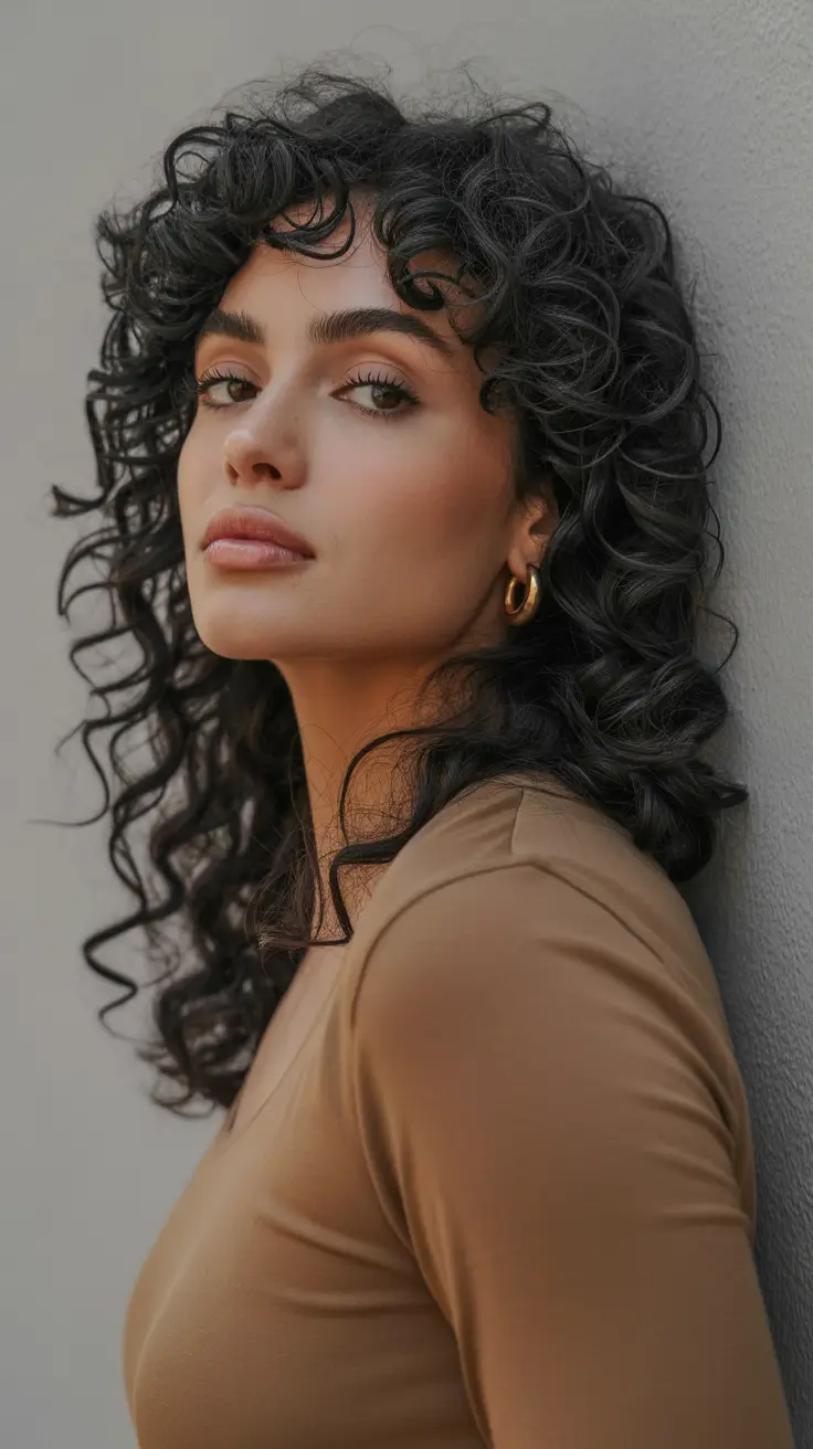 Cute Winter Haircuts 2025-2026 Inspiration Modern Curly Shag Revival