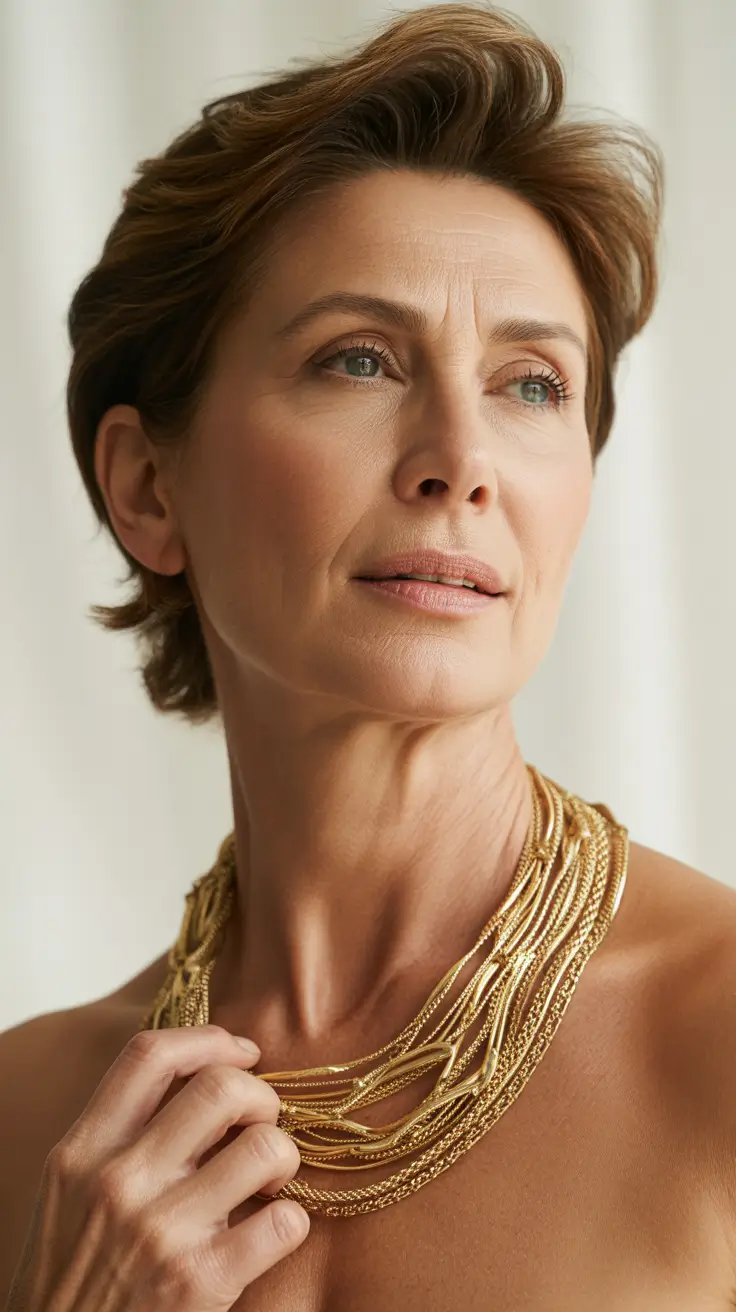 Hair Color & Winter Hairstyles for Women Over 50: 2025-2026 Chic Short Shaved-Inspired Cut