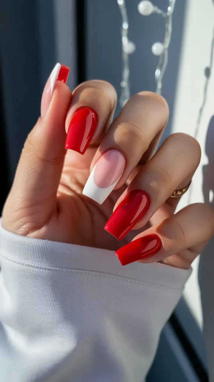 Nail Colors for Winter 2025-2026 Cherry French Twist