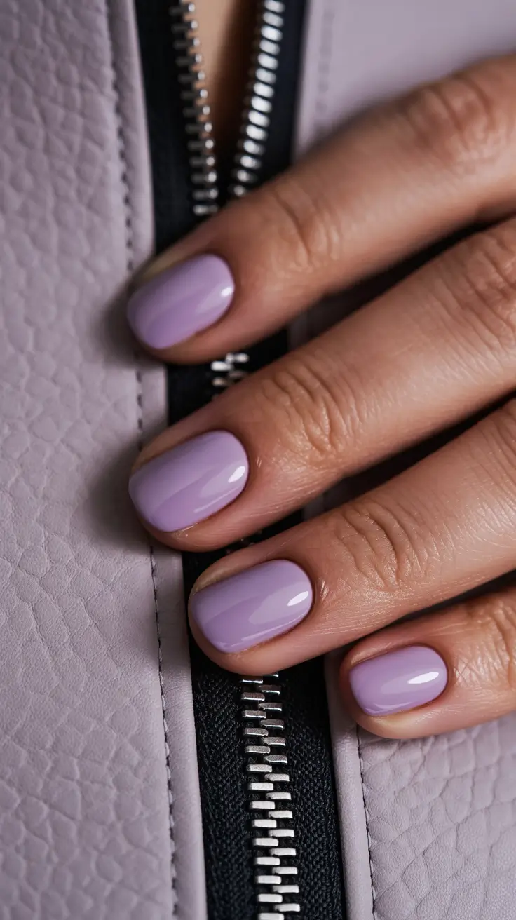 Nail Colors for Winter 2025-2026 Lavender Fog