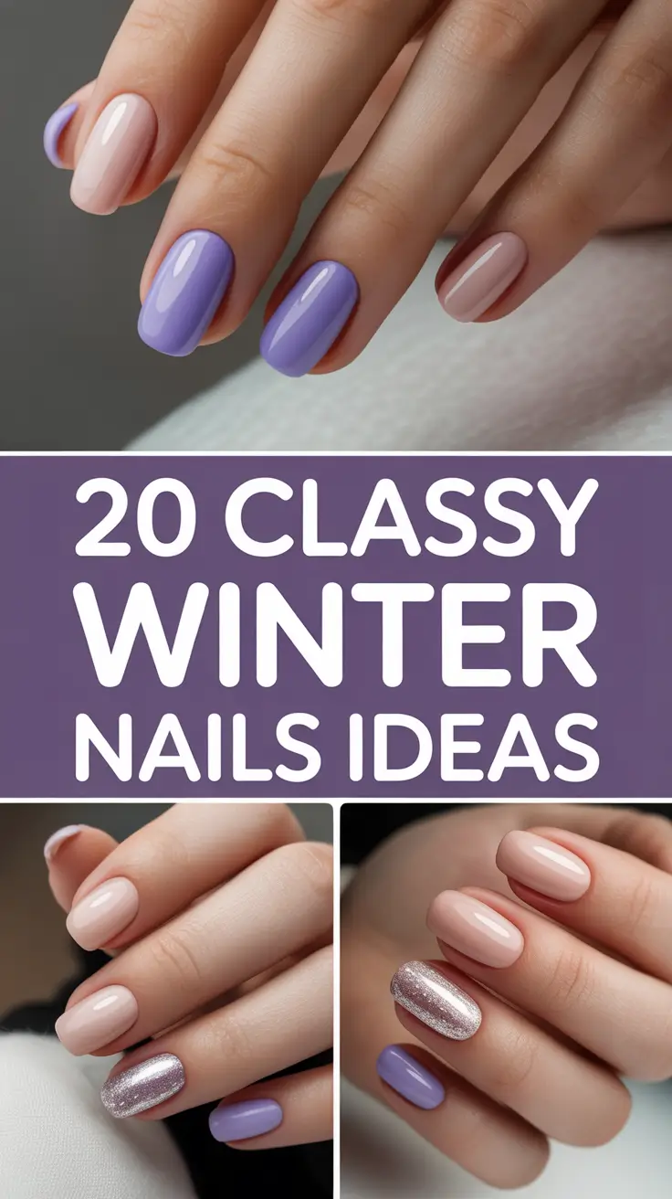 Classy Winter Nails Ideas 2025 – 2026: Elegant, Simple & Trendy Designs for the Cold Season