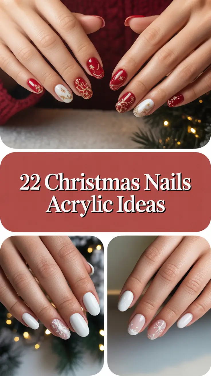 Christmas Nails Acrylic Ideas 2025: Cute, Trendy & Winter-Perfect Looks You’ll Want to Try