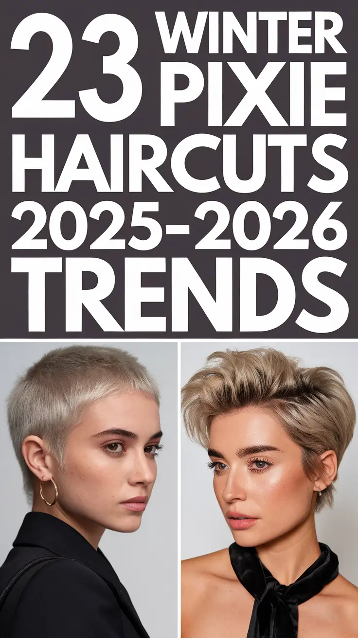 Winter Pixie Haircuts 2025–2026 Trends: Stunning Short Styles Inspired by Aespa & Modern Fashion