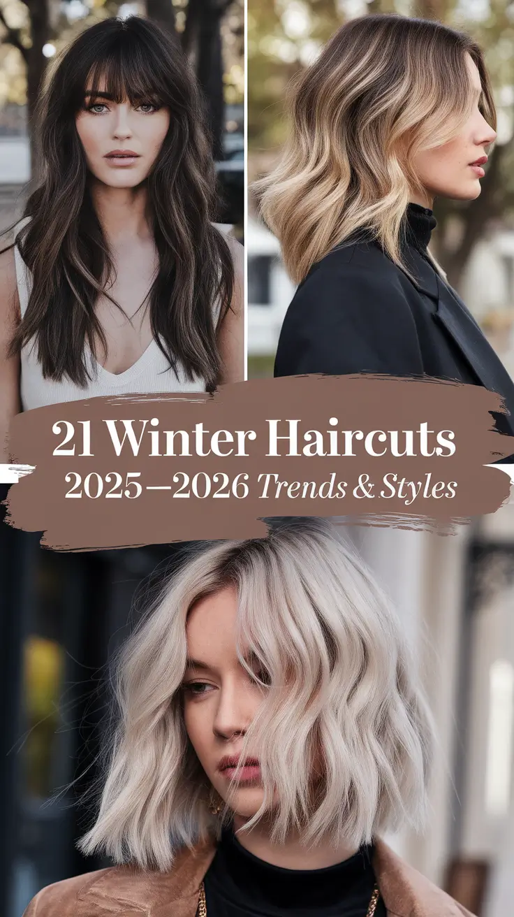 Winter Haircuts 2025–2026 Trends & Styles: Fresh Ideas for Every Look