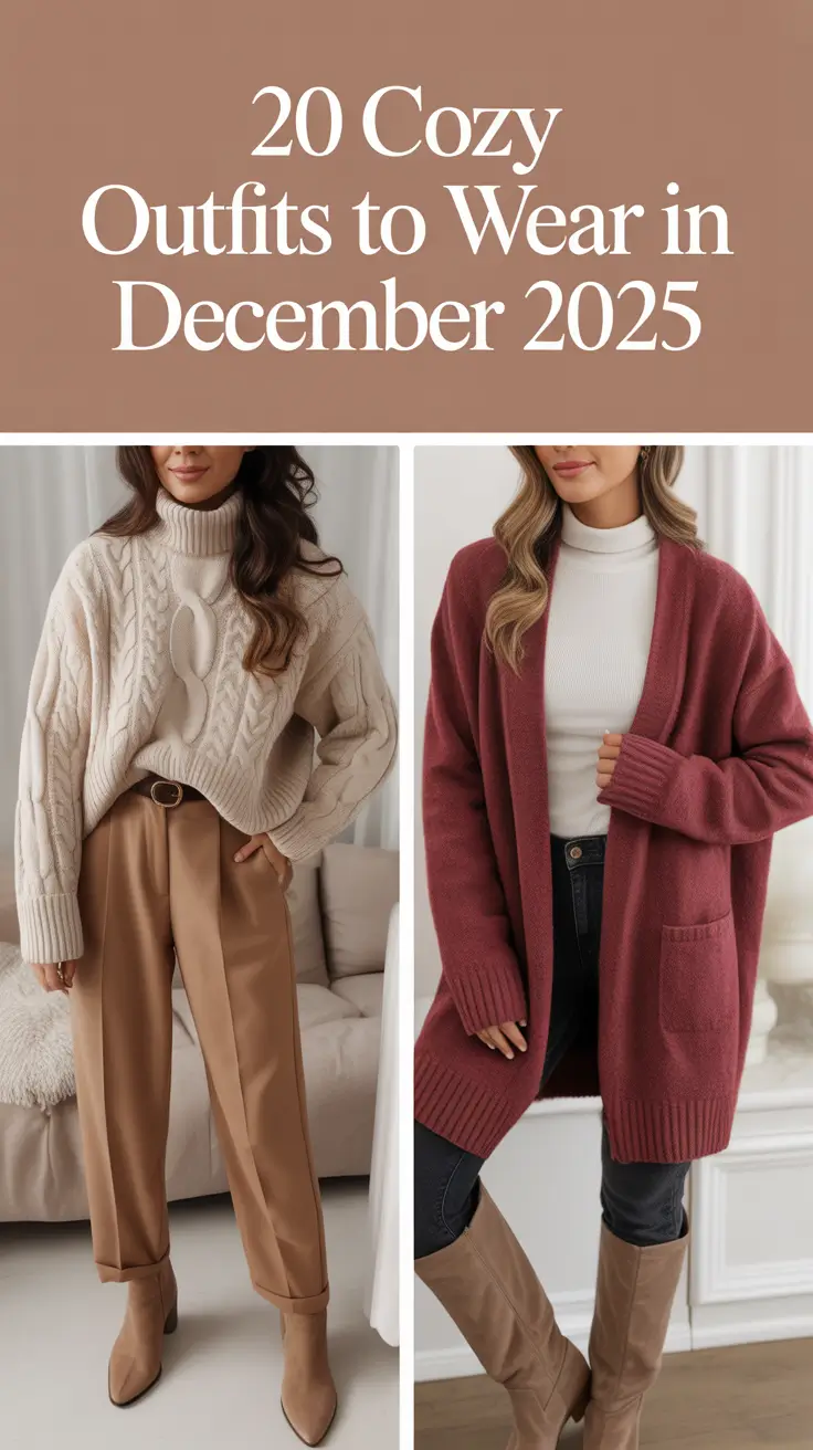 Cozy Outfits to Wear in December 2025: Stylish Winter Looks for Paris, NYC & Beyond