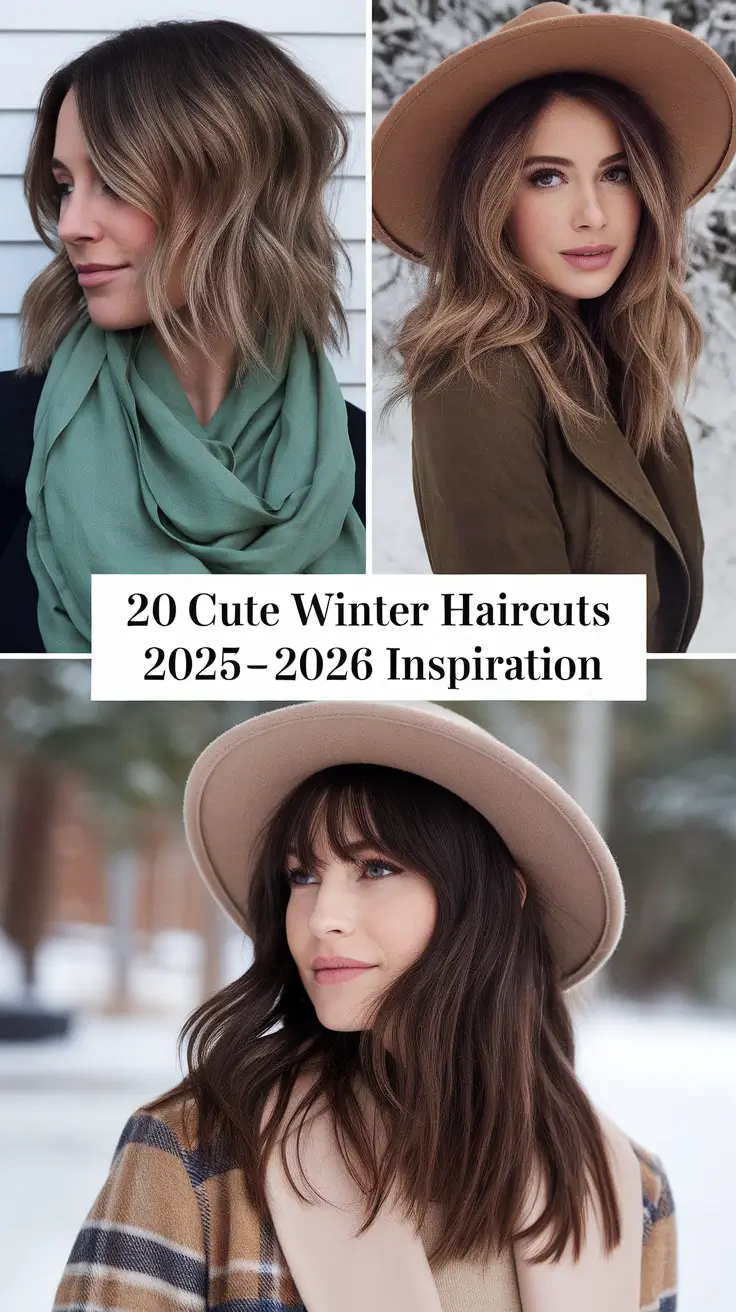 Cute Winter Haircuts 2025–2026 Inspiration: Trendy Ideas for Women From Short Bobs to Long Luxe Layers