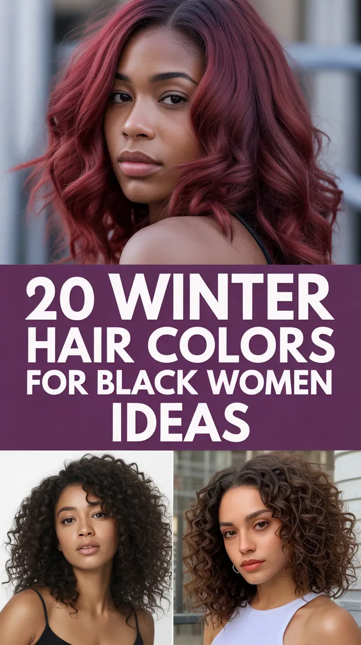 Winter Hair Colors for Black Women Ideas 2025 / 2026: Gorgeous Shades to Try This Season