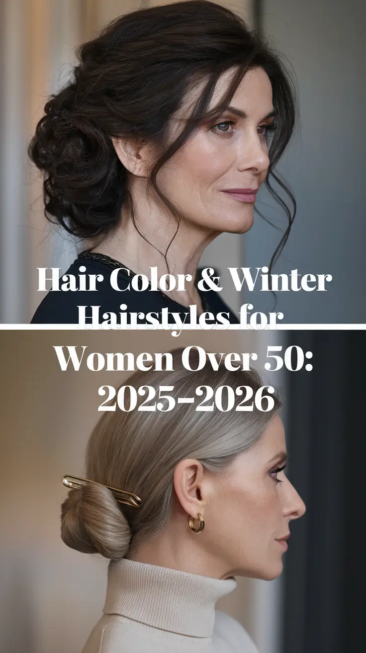 Hair Color & Winter Hairstyles for Women Over 50: 2025–2026 – Best Short, Medium & Long Cuts With Highlights