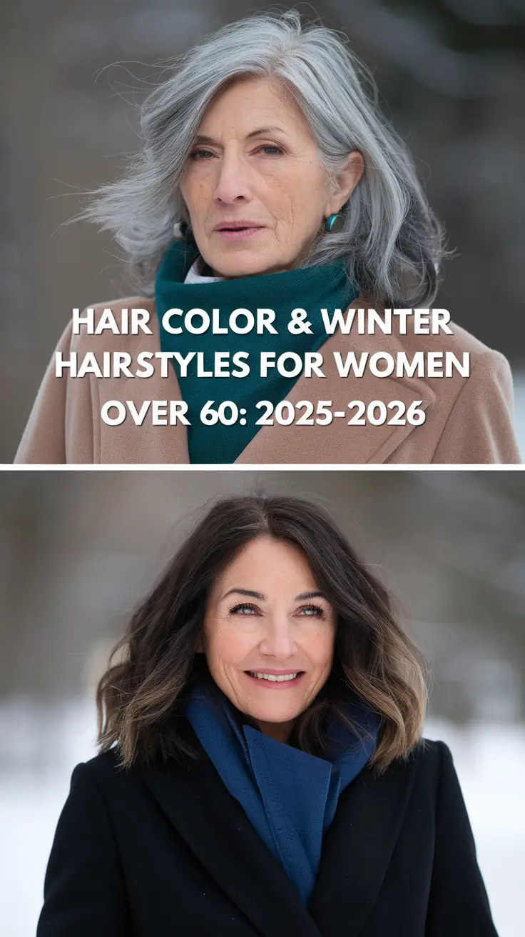 Hair Color & Winter Hairstyles for Women Over 60: 2025–2026 — Chic Short, Medium & Long Cuts to Try
