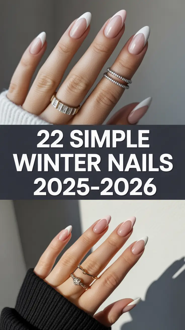 Simple Winter Nails 2025–2026: 20+ Chic Designs & Ideas to Try This Season