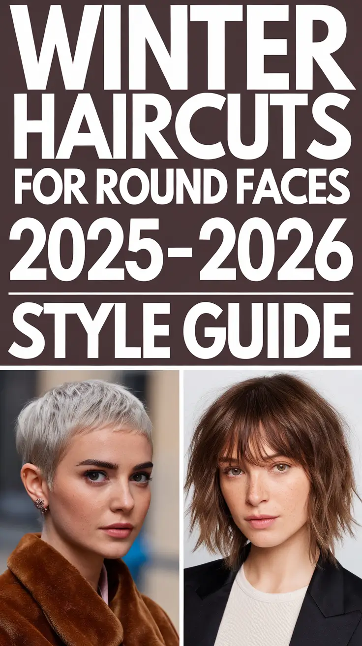 Winter Haircuts for Round Faces 2025–2026 Style Guide: Fresh Medium & Long Looks to Try This Season