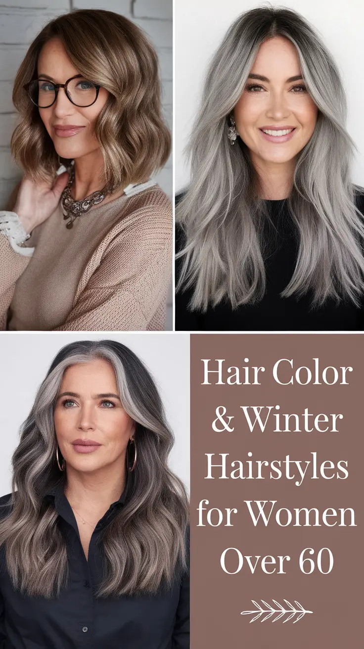 Hair Color & Winter Hairstyles for Women Over 60: 2025–2026 — Chic Short, Medium & Long Cuts to Try
