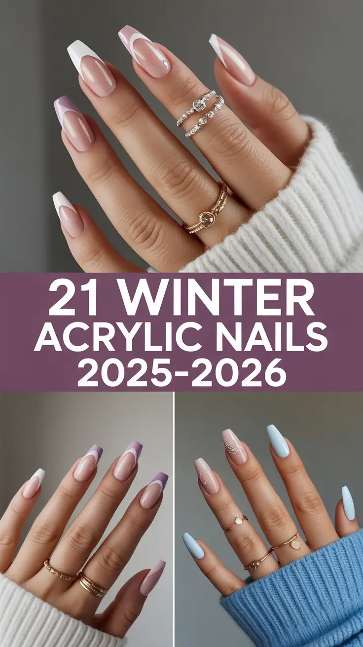 Winter Acrylic Nails 2025–2026: Trendy Designs & Fresh Ideas for the Cold Season
