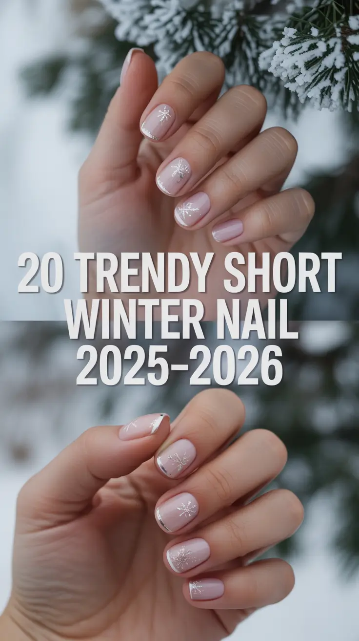 Trendy Short Winter Nail 2025–2026: Cute, Simple, and Stylish Designs & Ideas for the Season