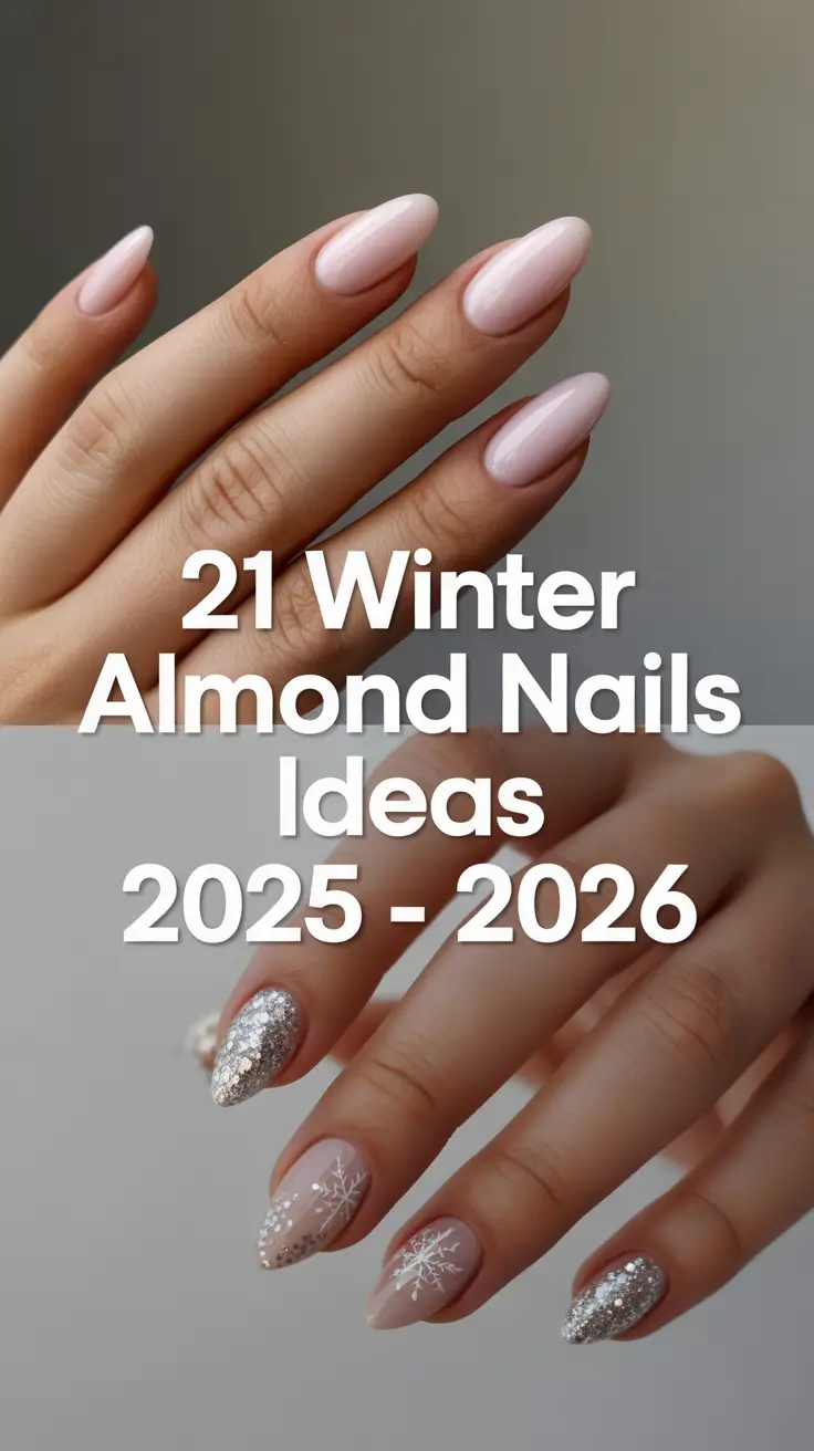 Winter Almond Nails Ideas 2025 – 2026: Classy, Cute & Colourful Designs to Try This Season