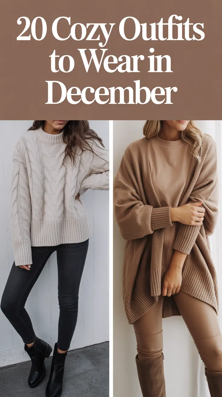 Cozy Outfits to Wear in December 2025: Stylish Winter Looks for Paris, NYC & Beyond