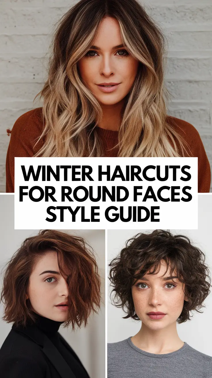 Winter Haircuts for Round Faces 2025–2026 Style Guide: Fresh Medium & Long Looks to Try This Season
