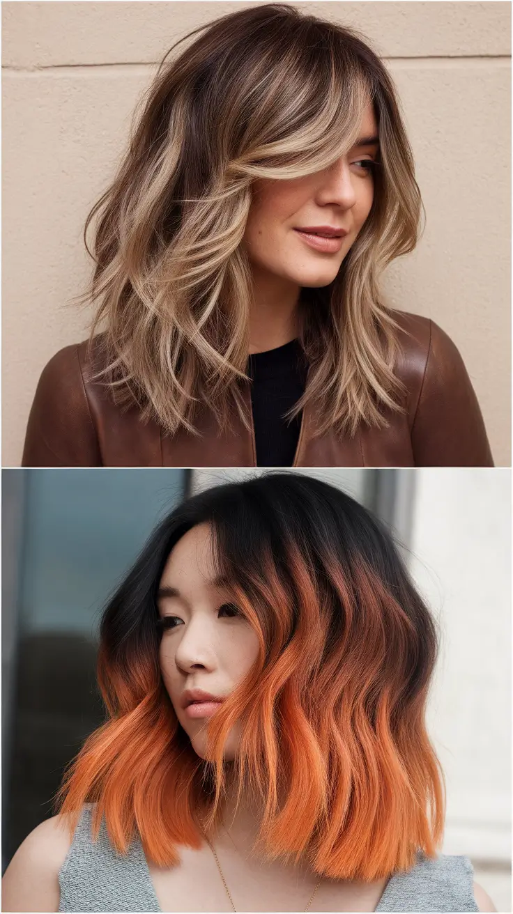 Winter Hair Colors & Highlights Ideas 2025–2026: From Cool Blondes to Chocolate Brown Brunettes