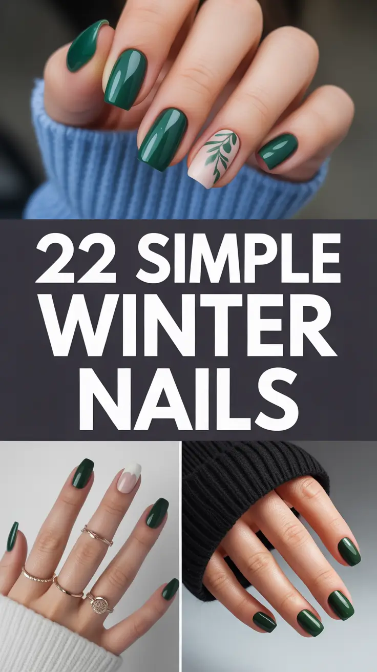 Simple Winter Nails 2025–2026: 20+ Chic Designs & Ideas to Try This Season