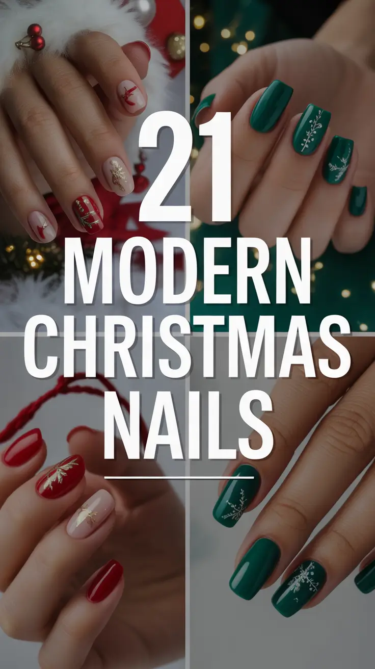 Modern Christmas Nails 2025: 21 Chic and Festive Designs to Try This Winter