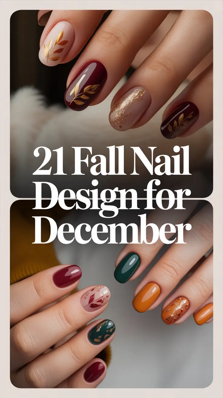 Fall Nail Design for December 2025: Trendy, Simple, and Gorgeous Winter Manicure Ideas