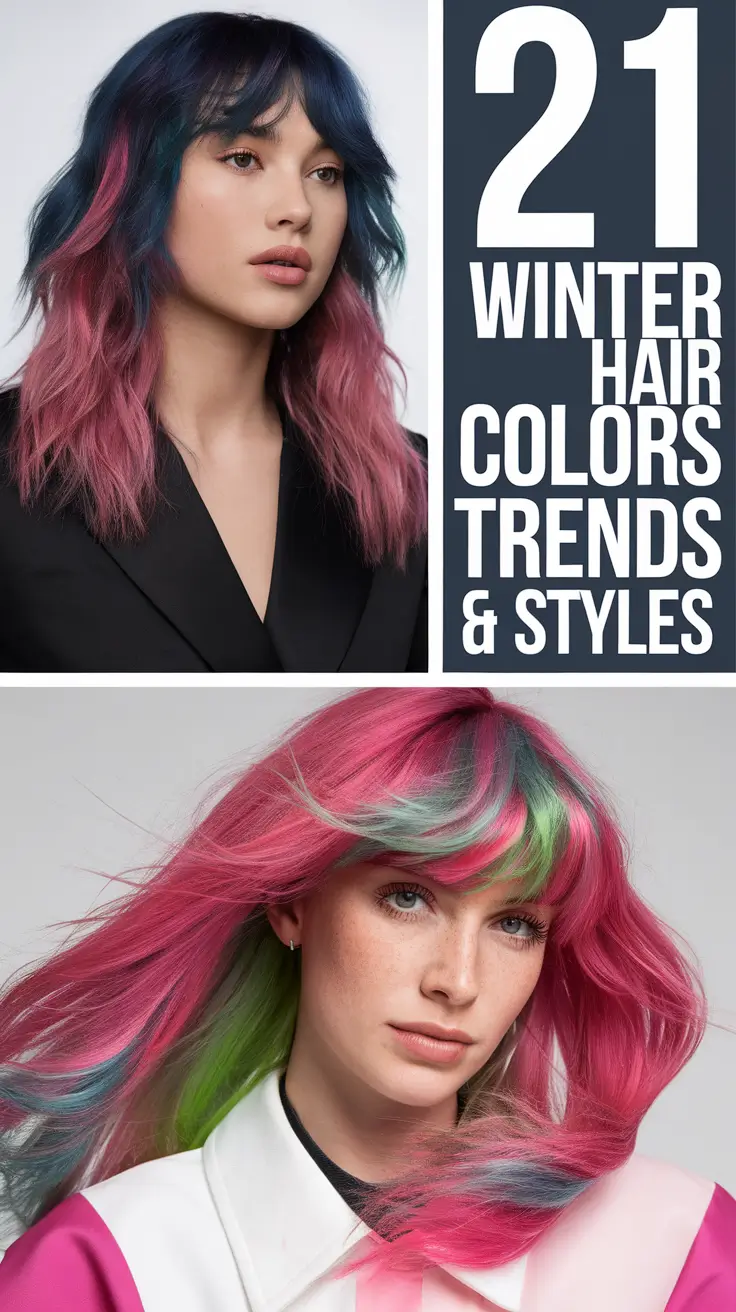 Winter Hair Colors 2025–2026 Trends & Styles: Cool, Soft & Bright Ideas for Blondes and Brunettes