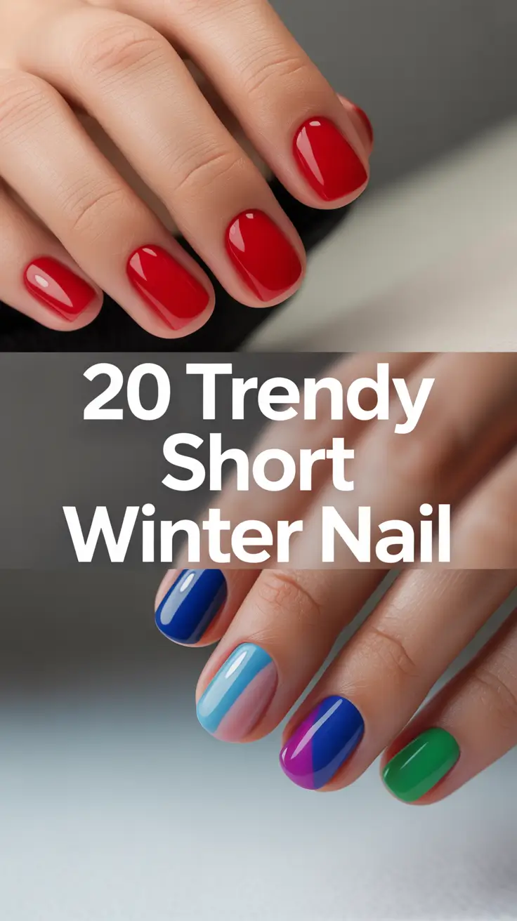 Trendy Short Winter Nail 2025–2026: Cute, Simple, and Stylish Designs & Ideas for the Season