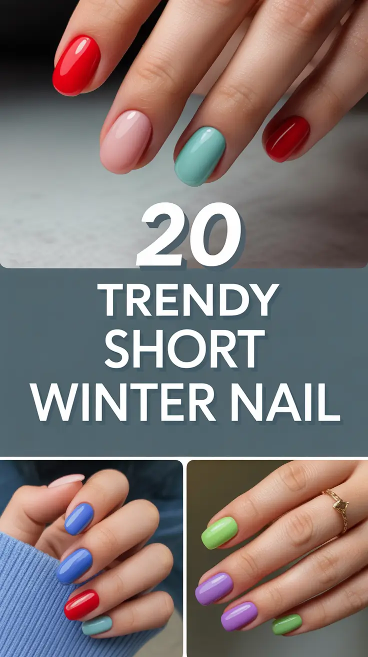 Trendy Short Winter Nail 2025–2026: Cute, Simple, and Stylish Designs & Ideas for the Season