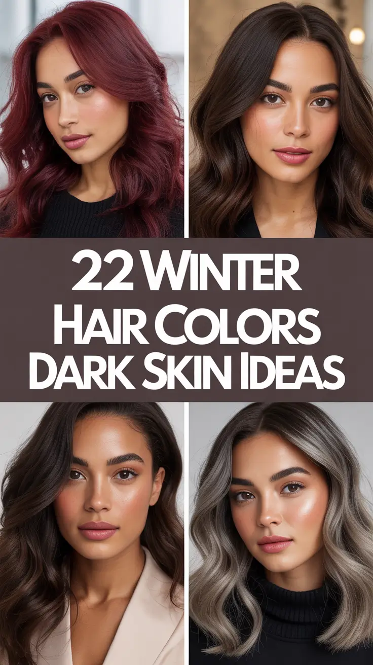 Winter Hair Colors Dark Skin Ideas 2025–2026: Stunning Shades for Black Women to Try This Season