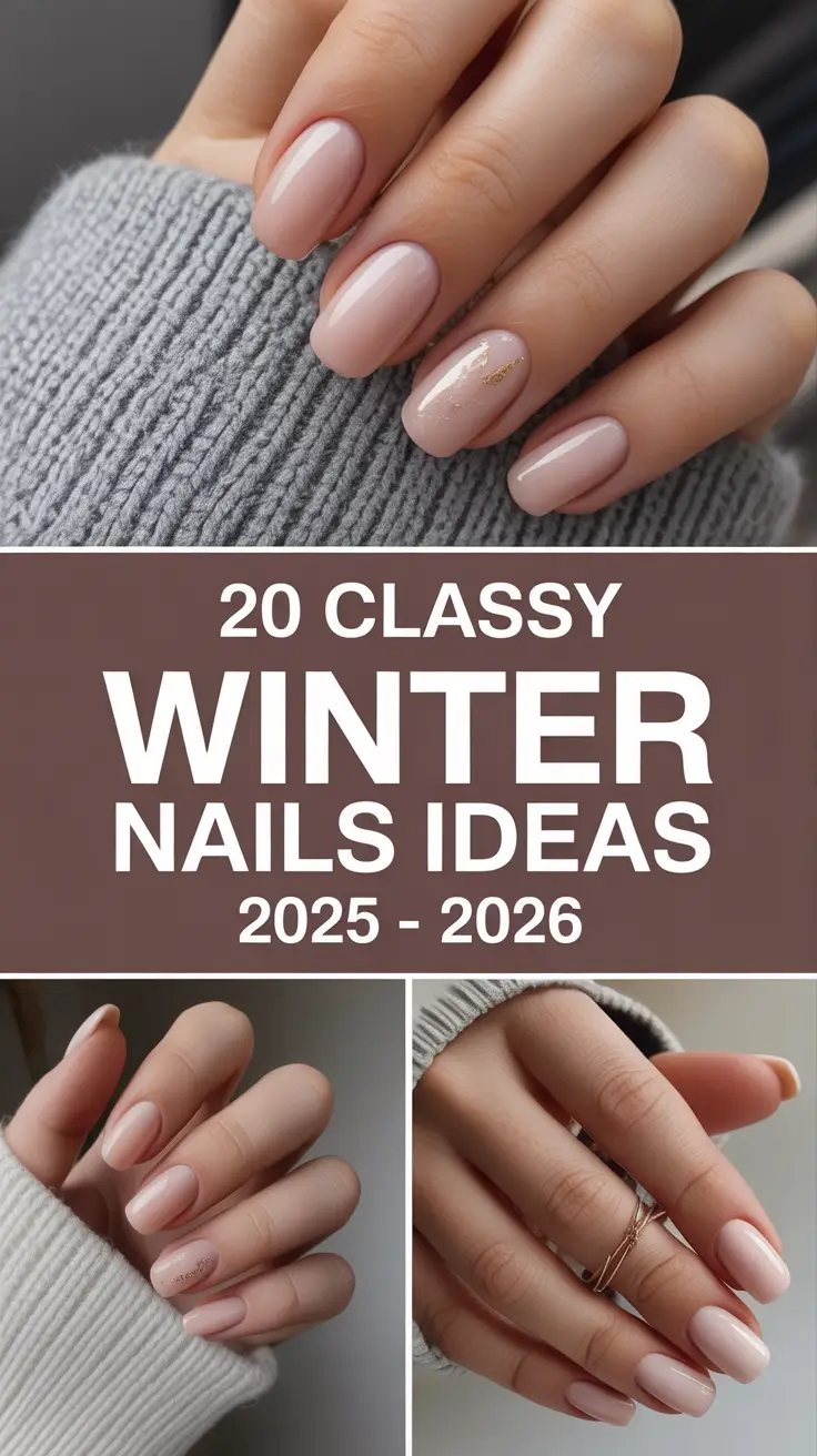 Classy Winter Nails Ideas 2025 – 2026: Elegant, Simple & Trendy Designs for the Cold Season