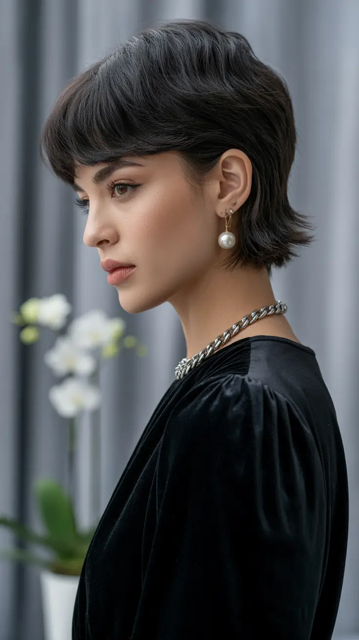 Short Haircuts for Winter 2025-2026 Layered French Crop