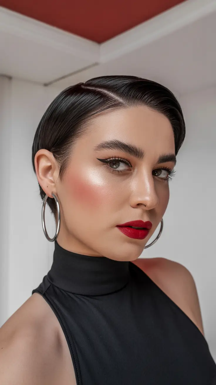 Short Haircuts for Winter 2025-2026 Sculpted Sleek Crop