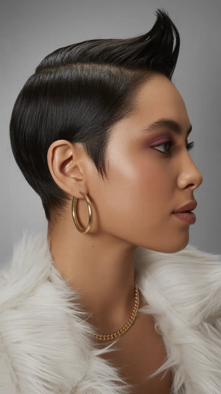 Short Haircuts for Winter 2025-2026 Retro Sculpted Pixie