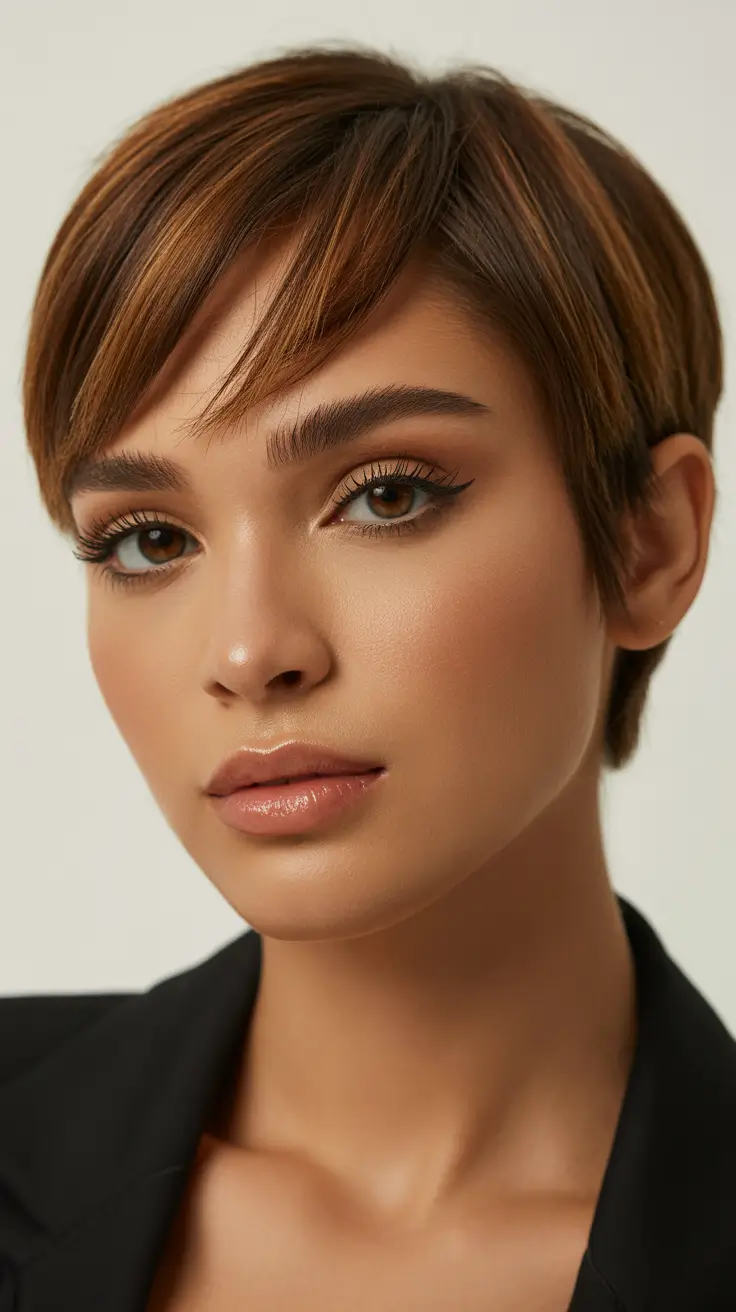 Short Haircuts for Winter 2025-2026 Soft Caramel Pixie-Bob