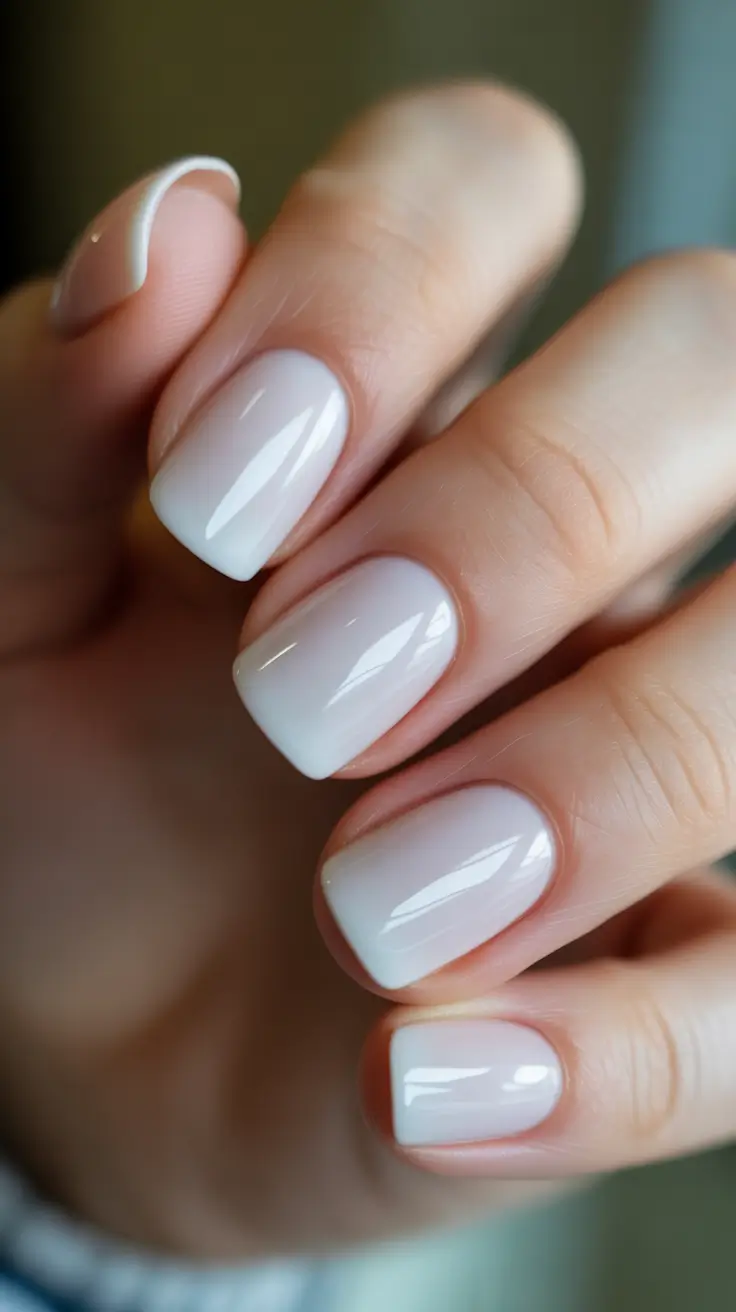 Simple Winter Nails 2025–2026 Soft White Perfection