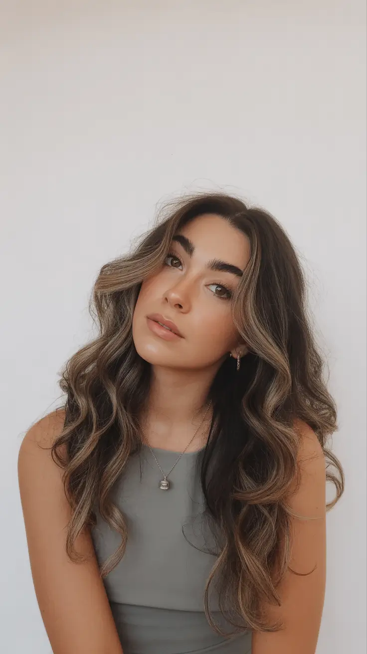 Winter 2025-2026 Haircuts and Color Ideas Dimensional Brunette with Face-Framing Highlights