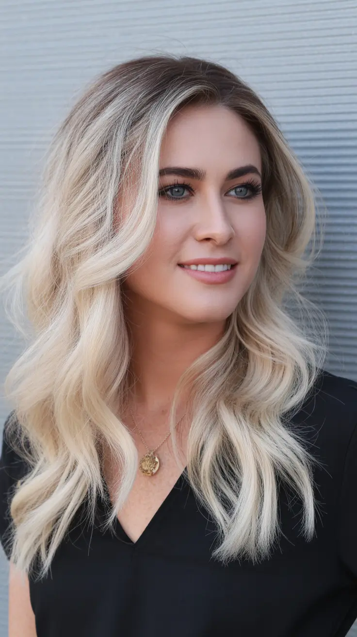 winter hair colors highlights ideas 2025 - 2026 Polar Pearl Blonde