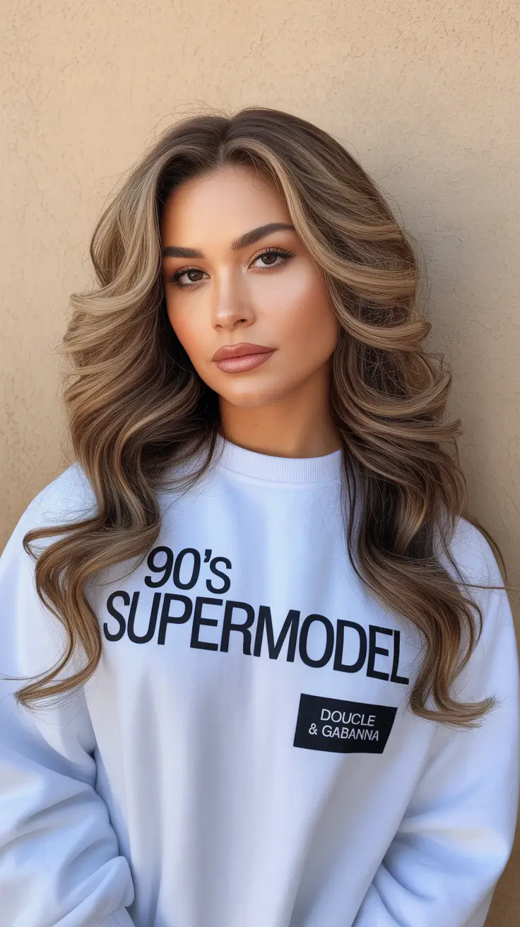 winter hair colors highlights ideas 2025 - 2026 '90s Supermodel Volume Balayage
