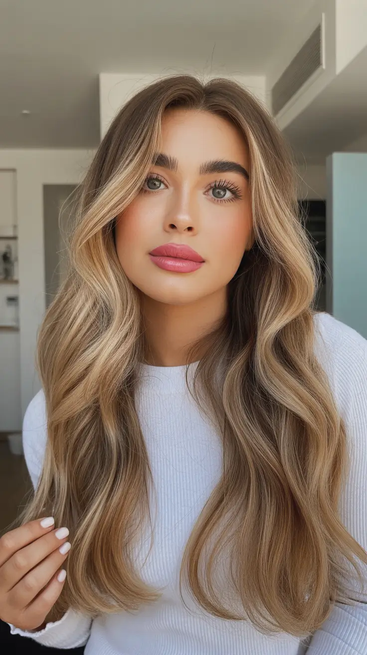 Winter Haircuts 2025-2026 Trends & Styles Long Blonde Waves