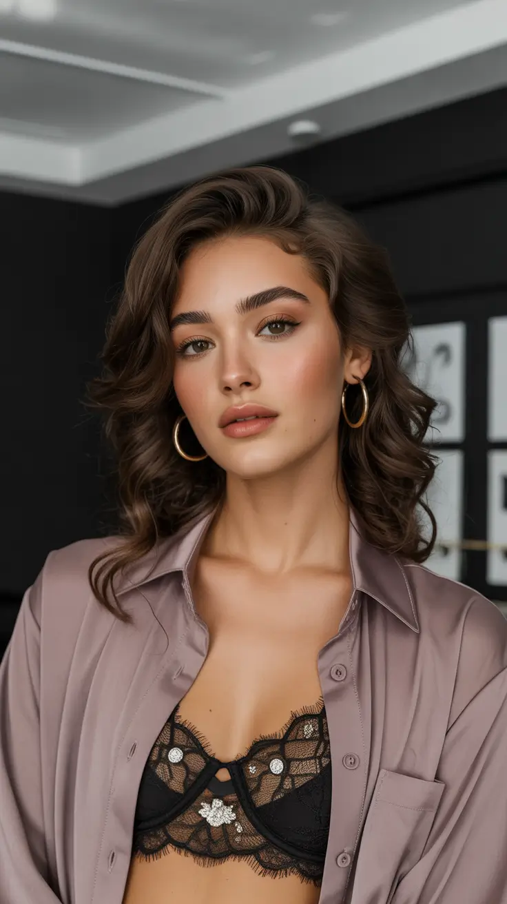 Winter Haircuts for Round Faces 2025-2026 Style Guide Modern Voluminous Curls