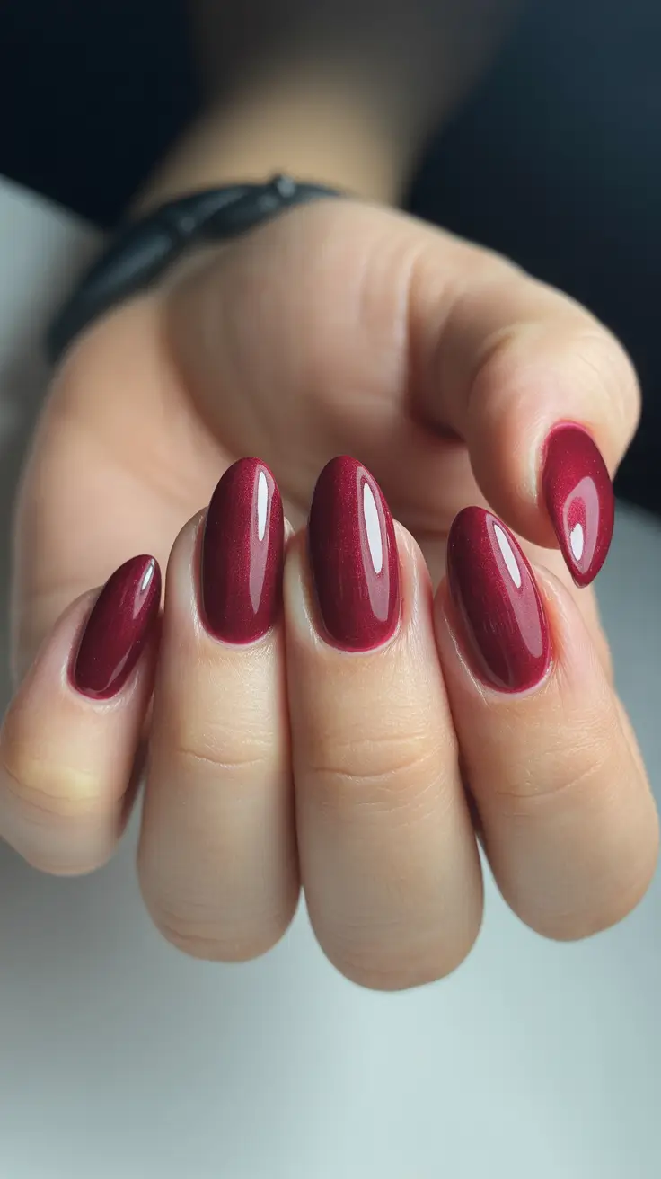 winter nails ideas 2025 - 2026 Ruby Reflection